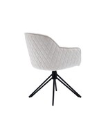 SalesFever Fauteuil met honingraatquilt beige