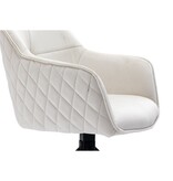 SalesFever Fauteuil met honingraatquilt beige