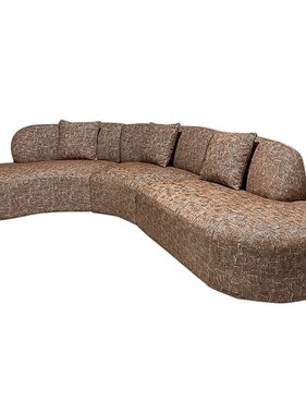 KantoormeubelenPlus Bank Marbella 4-zits Safiya Terracotta