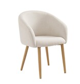 SalesFever Fauteuilset van 2 structuurstof beige