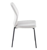 SalesFever Stoelenset van 2 lichtgrijs