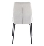 SalesFever Stoelenset van 2 lichtgrijs