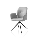 SalesFever Fauteuil met 180° draaifunctie Lichtgrijs