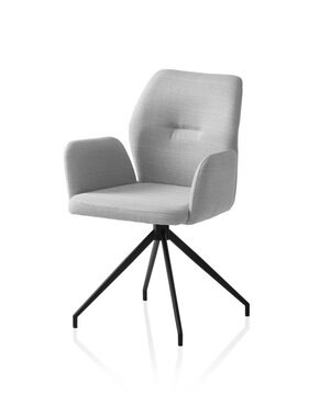 SalesFever Fauteuil met 180° draaifunctie Lichtgrijs