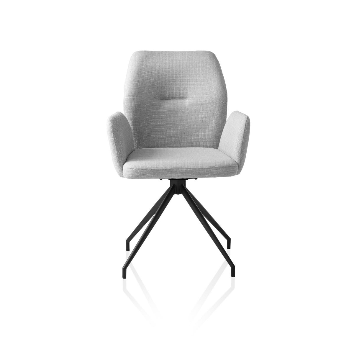 SalesFever Fauteuil met 180° draaifunctie Lichtgrijs