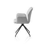 SalesFever Fauteuil met 180° draaifunctie Lichtgrijs