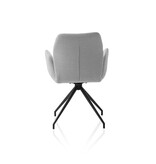 SalesFever Fauteuil met 180° draaifunctie Lichtgrijs
