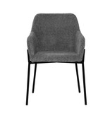 KantoormeubelenPlus Set van 2 fauteuils met bouclé hoes