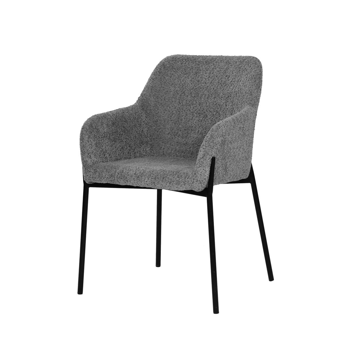 KantoormeubelenPlus Set van 2 fauteuils met bouclé hoes