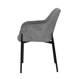 KantoormeubelenPlus Set van 2 fauteuils met bouclé hoes