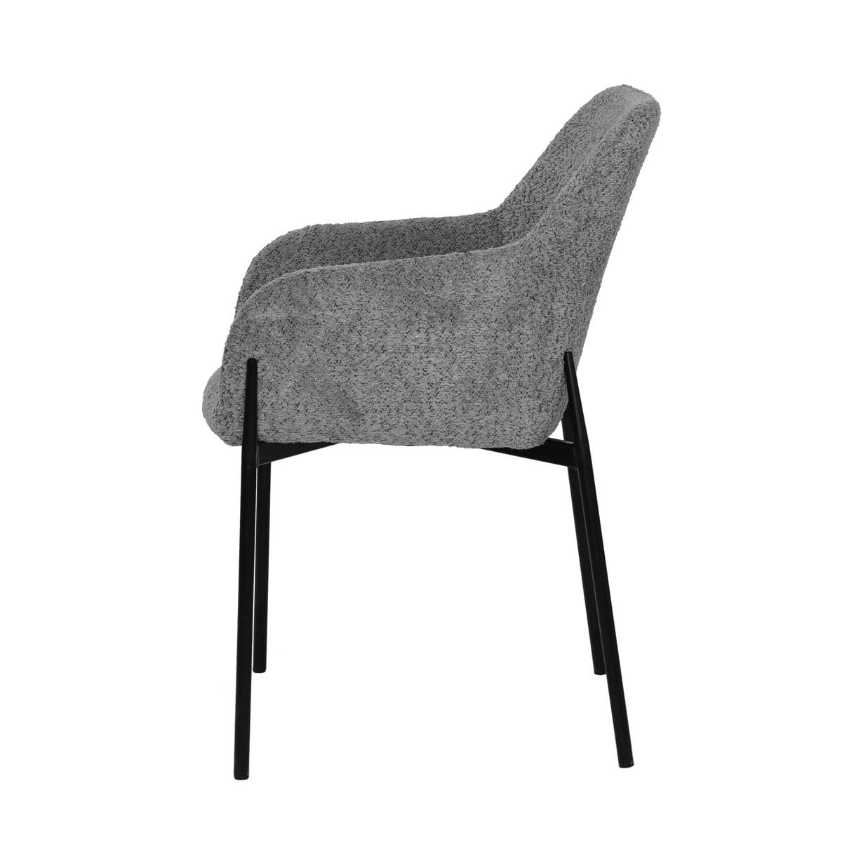 KantoormeubelenPlus Set van 2 fauteuils met bouclé hoes