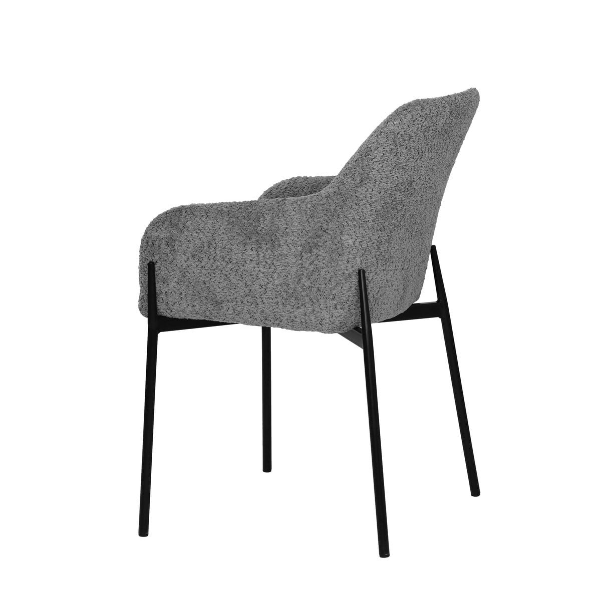 KantoormeubelenPlus Set van 2 fauteuils met bouclé hoes