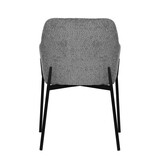 KantoormeubelenPlus Set van 2 fauteuils met bouclé hoes