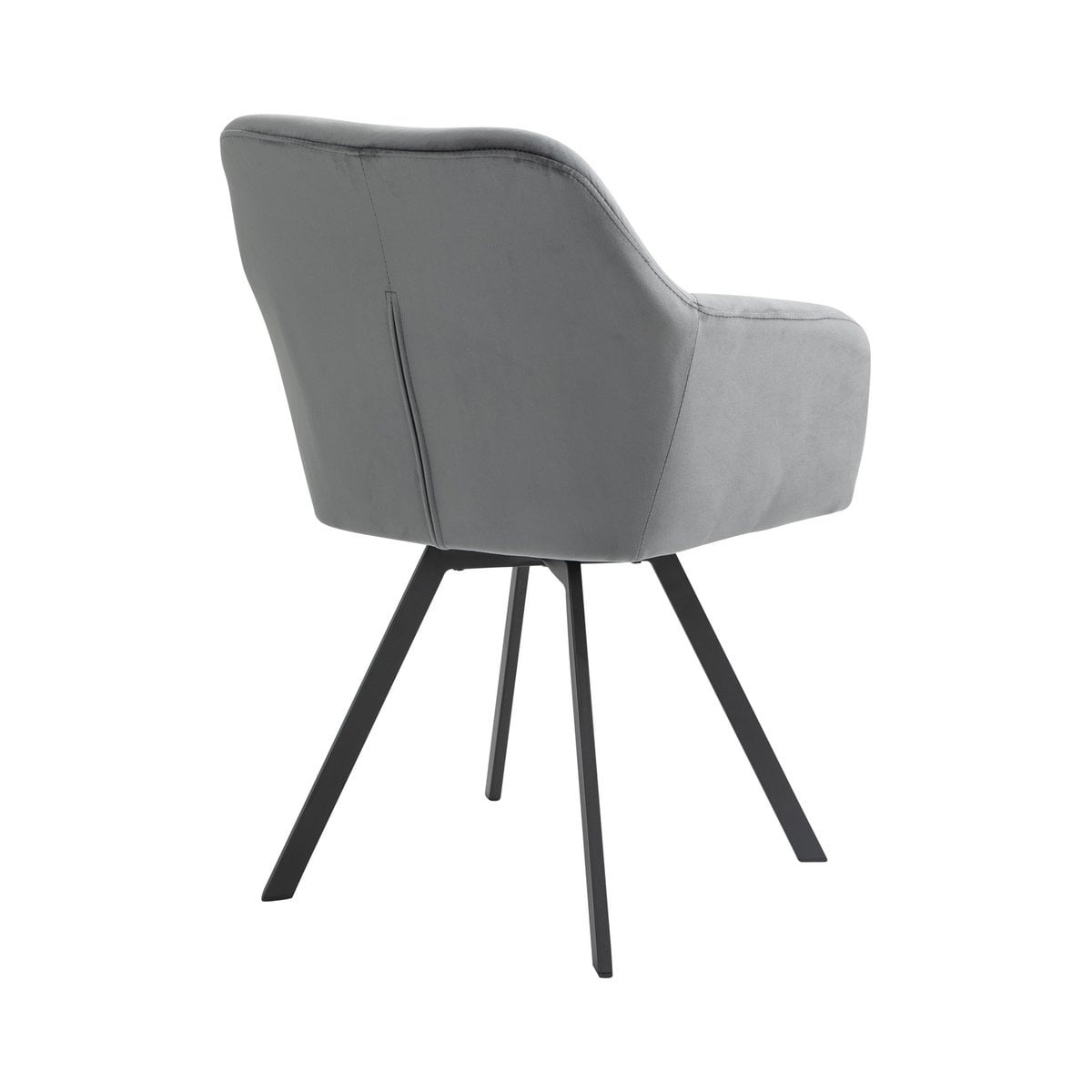 SalesFever Fauteuil met 360° draaifunctie Grijs