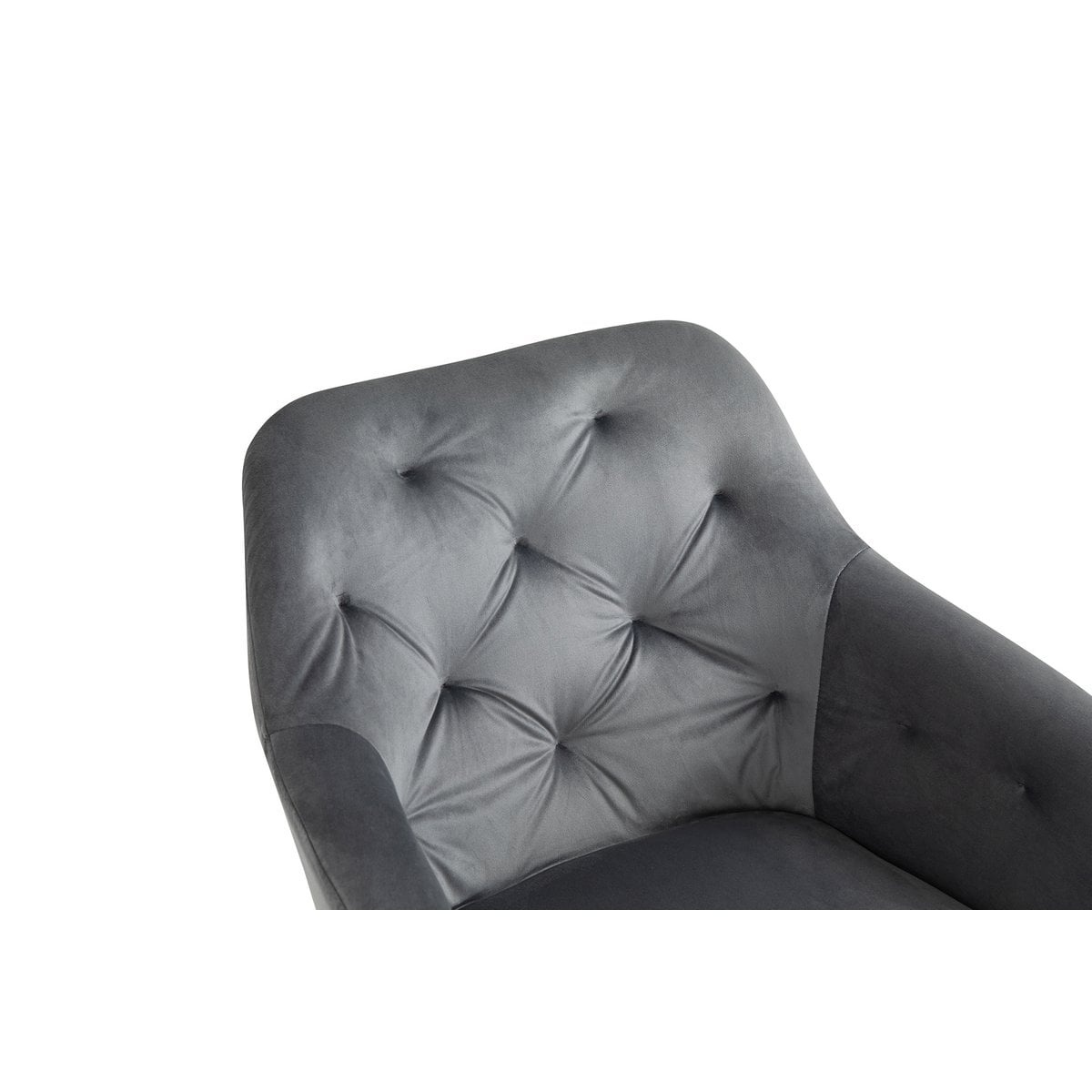 SalesFever Fauteuil met 360° draaifunctie Grijs