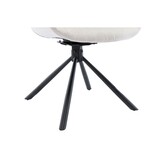 SalesFever Fauteuil met honingraatstiksel in crème fluweel