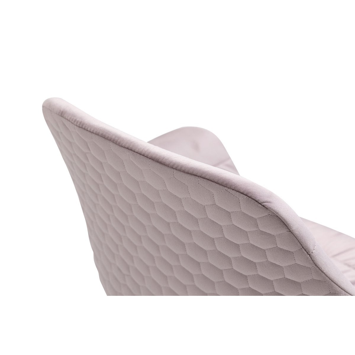 SalesFever Fauteuil met honingraatstiksel in roze fluweel