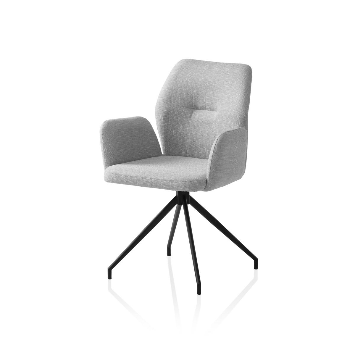 SalesFever Fauteuil met 180° draaifunctie Lichtgrijs