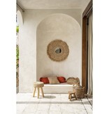 KantoormeubelenPlus De Raffia Kruk - Natuurlijk