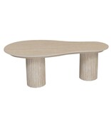 KantoormeubelenPlus Craft salontafel groot keramiek travertijn