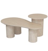 KantoormeubelenPlus Craft salontafel groot keramiek travertijn