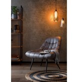 SalesFever Fauteuil XXL kunstleer donkerbruin