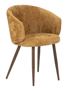 KantoormeubelenPlus Luna Chair Gold (set van 2)