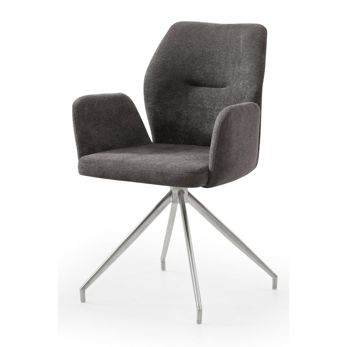 SalesFever Fauteuil met 180° draaifunctie Donkergrijs