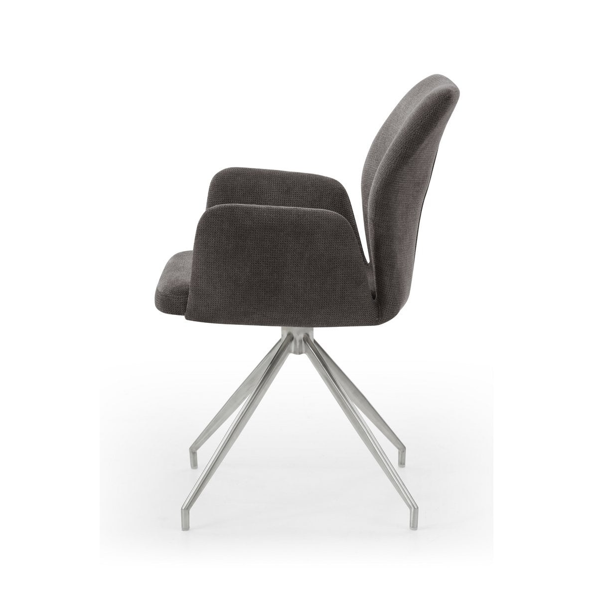 SalesFever Fauteuil met 180° draaifunctie Donkergrijs