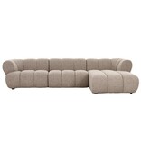 KantoormeubelenPlus Bank New York 4-zits (Rechter Lounge) Sand Boucle