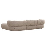 KantoormeubelenPlus Bank New York 4-zits (Rechter Lounge) Sand Boucle