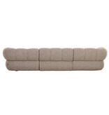 KantoormeubelenPlus Bank New York 4-zits (Rechter Lounge) Sand Boucle