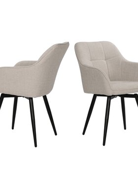 KantoormeubelenPlus Set van 2 fauteuils met draaifunctie