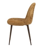 KantoormeubelenPlus Eierstoel goud (set van 2)