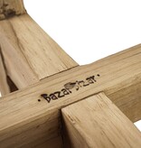 KantoormeubelenPlus De Atziri Kruk - Natuurlijk