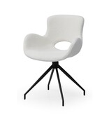 SalesFever Fauteuil met uitgesneden rugleuning Wit