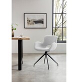 SalesFever Fauteuil met uitgesneden rugleuning Wit