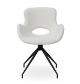 SalesFever Fauteuil met uitgesneden rugleuning Wit