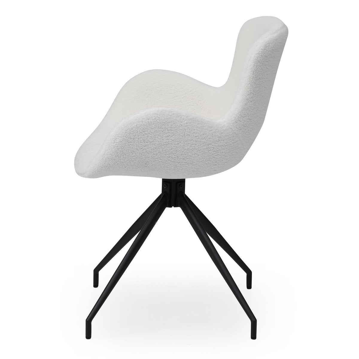 SalesFever Fauteuil met uitgesneden rugleuning Wit