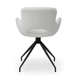 SalesFever Fauteuil met uitgesneden rugleuning Wit