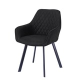 SalesFever Set van 2 fauteuils, antraciet microvezel