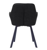 SalesFever Set van 2 fauteuils, antraciet microvezel