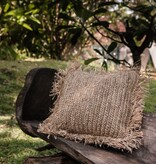 KantoormeubelenPlus Sierkussen met vulling | Decoratief Kussen | Sofa Kussen GANDI gemaakt van Raffia