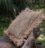 KantoormeubelenPlus Sierkussen met vulling | Decoratief Kussen | Sofa Kussen GANDI gemaakt van Raffia