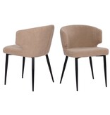 KantoormeubelenPlus Fauteuil set van 2 met teddybont hoes