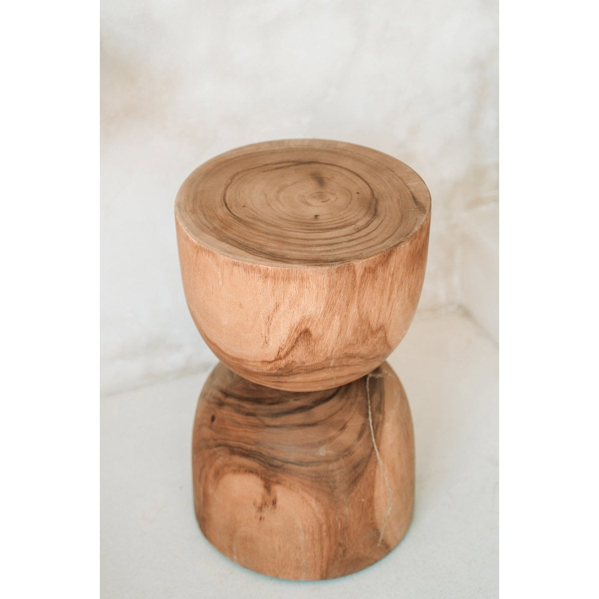 KantoormeubelenPlus De Azure Kruk - Natuurlijk