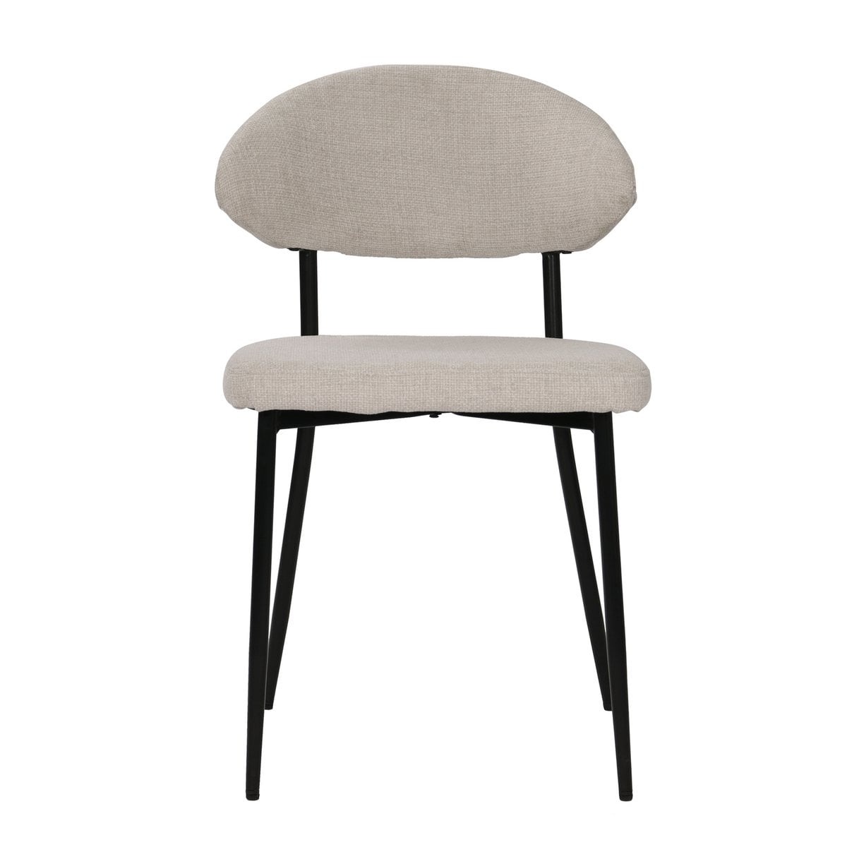 KantoormeubelenPlus Stoelenset van 2 met structuurstof