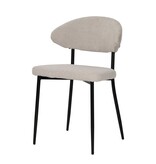 KantoormeubelenPlus Stoelenset van 2 met structuurstof