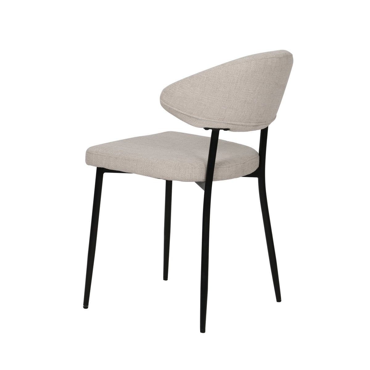 KantoormeubelenPlus Stoelenset van 2 met structuurstof