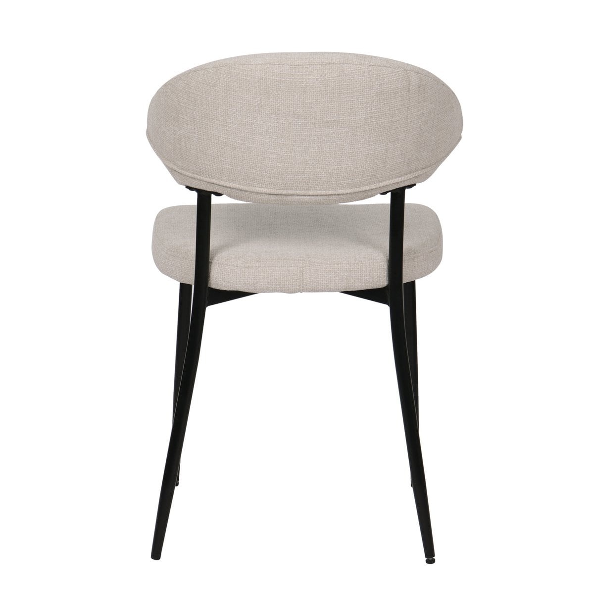 KantoormeubelenPlus Stoelenset van 2 met structuurstof